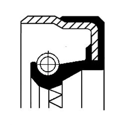 Abbildung von Dichtung, Achsantrieb CORTECO 01016962B