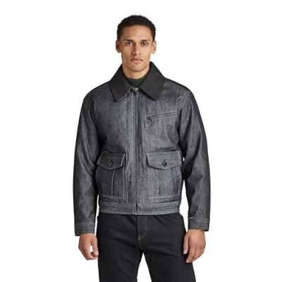 Abbildung von G STAR RAW Herren P3 denim Jacke, Blau (raw D22558 B988 001), XXL