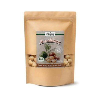 Abbildung von Biojoy BIO Macadamianüsse ganz (1 kg), ungesalzen und ungeröstet