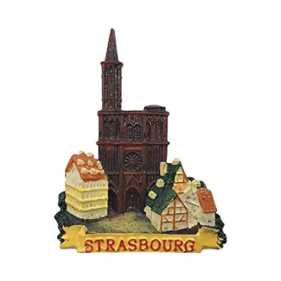 Abbildung von 3D Kühlschrankmagnet Strasburg, Frankreich, Touristensouvenirs, Kunstharz, Magnetaufkleber, Kühlschrankmagnet, Heim und Küchendekoration aus China