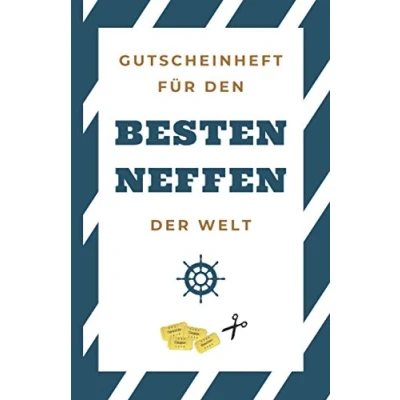 Abbildung von Gutscheinheft für den besten Neffen der Welt: Gutscheinbuch zum Selber Ausfüllen als Geschenk Blanko Gutscheine Verschenken an Geburtstagen, zu Weihnachten oder anderen Anlässen