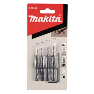Abbildung von Makita D 73455 Kegelsenker mit Bohrer, 4 teilig