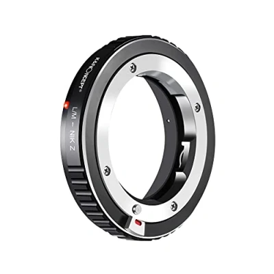 Abbildung von K&amp;F Concept L/M NIK Z Bajonettadapter Objektiv Ring für Leica M LM auf Nikon 7 und 6 Spiegellose Vollformatkamera