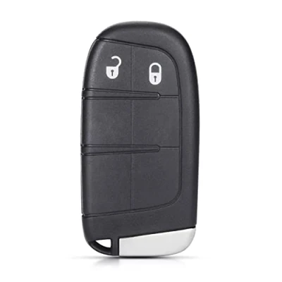 Abbildung von 2 Tasten Fernbedienung Autoschlüssel Shell Case Cover Fob für Jeep Renegade Compass Cherokee Dodge Ram 1500 Journey Charger Challenger Chrysler