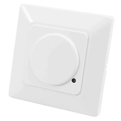 Abbildung von McShine Mikrowellen HF Bewegungsmelder unterputz LX 754 Erfassungswinkel 180, 230V 1200W, 3 Leitungs Anschluss, Reichweite 5m 15m, Unterputzmontage weiß