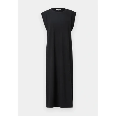 Abbildung von TOM Tailor Denim MIDI Dress Jerseykleid, Damen, Größe: Large, Deep black