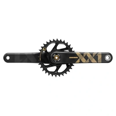 Abbildung von Sram Unisex Erwachsene XX1 Eagle Kurbelgarnitur, schwarz Gold, 32T