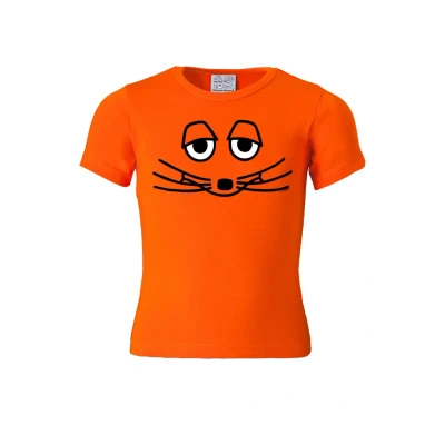 Abbildung von Logoshirt Sendung MIT DER MAUS Tshirt print für Kinder, Größe: 140/152, Orange