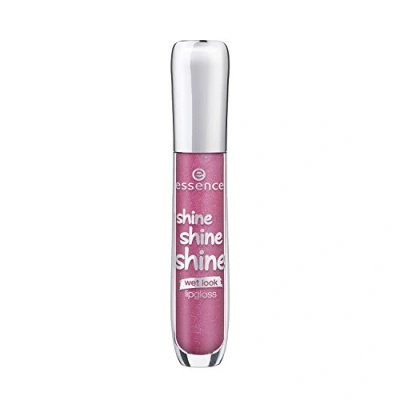 Abbildung von essence shine lipgloss, Lip Gloss, Nr. 03 friends of glamour, pink, glänzend, vegan, ölfrei, ohne Alkohol (5ml)