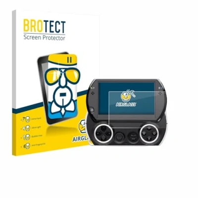 Abbildung von BROTECT Schutzglas für Sony PSP Go Schutzfolie Panzer Folie Glas [Extrem Kratzfest 9H, Anti Fingerprint, Ultra Transparent]