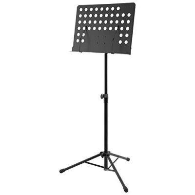 Abbildung von World Rhythm Orchesterpult Höhenverstellbarer Notenhalter mit Seitenhalterungen und Stativfuß