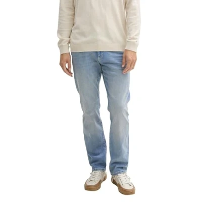 Abbildung von TOM Tailor LONG Jeans Straight Leg, Herren, Größe: 38x32, Super stone blue denim