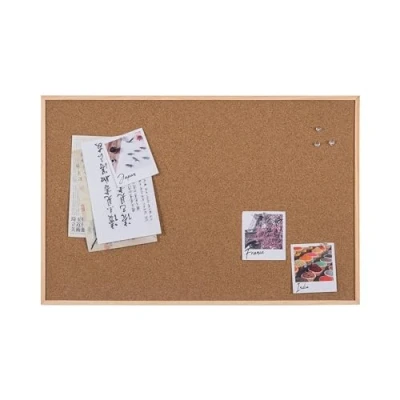 Abbildung von Bi Office Earth New Basic Pinnwand, 58,5x38,5 cm, Korkoberfläche, Kiefernrahmen