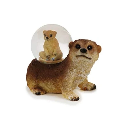 Abbildung von Euro Souvenirs Glitzerkugel Erdmännchen Schneekugel Tier Tiere Schneekugeln Erdmann