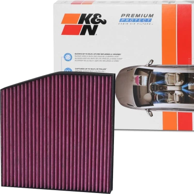 Abbildung von K&amp;N Filters DVF5021 Innenraumfilter Aktivkohlefilter 253 42 quadratisch MERCEDES BENZ: A Klasse, B GLA, FORD: FOCUS 3 Turnier,