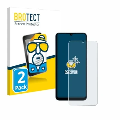 Abbildung von BROTECT Entspiegelungs Schutzfolie für Xiaomi Redmi 13C (2 Stück) Matte Displayschutz Folie, Anti Reflex, Fingerprint
