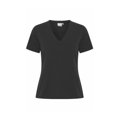 Abbildung von ICHI Ihpalmer V SS Tshirt basic, Damen, Größe: XS, Black