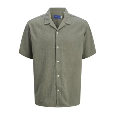 Abbildung von Jack &amp; Jones Relaxed FIT Hemd, Herren, Größe: XL, Mulled basil