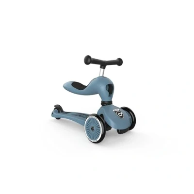 Abbildung von Scoot and Ride Dreiradscooter Scooter Highwaykick 1, Steel, Kinderroller, Kinderfahrzeug, Blau
