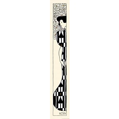 Abbildung von 1art1 Gustav Klimt Poster Silhouette I, 1912 Kunstdruck Bild 120x20 cm