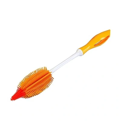Abbildung von Silikon Flaschenbürste 35 cm, gelb