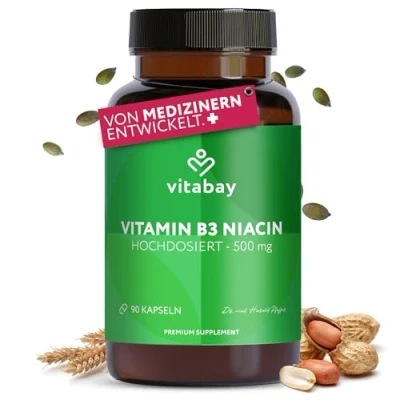 Abbildung von Vitamin B3 Niacin 500 Mg Flush Free Vegan 90 St