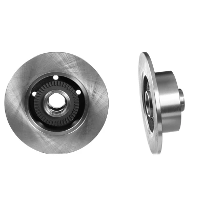 Abbildung von TEXTAR 92154303 Bremsscheibe 245 10 05/05 112 voll beschichtet mit ABS Sensorring, ohne Radbefestigungsbolzen, Radnabe PRO+ AUDI: A4 B5 Limousine