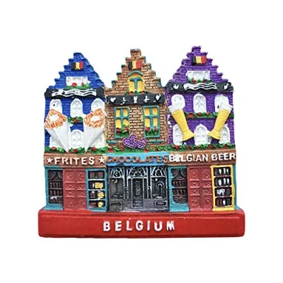 Abbildung von 3D Belgien Kühlschrankmagnet Touristische Souvenirs Harz Magnetische Aufkleber Home &amp; Kitchen Dekoration aus China