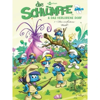 Abbildung von Die Schlümpfe und das verlorene Dorf. Band 1: Der verbotene Wald