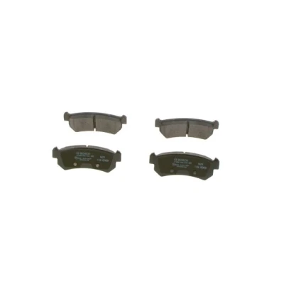Abbildung von BOSCH 0 986 494 133 Bremsbelagsatz Low Metallic mit Anti Quietsch Blech, Montageanleitung CHEVROLET: Nubira Kombi, Lacetti Schrägheck