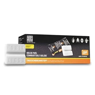 Abbildung von Esbit Solid Fuel Tablets 8 x 27g Camping Brennstoff