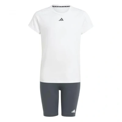 Abbildung von adidas Performance Unisex SET Tights für Kinder, Größe: 164, White/carbon
