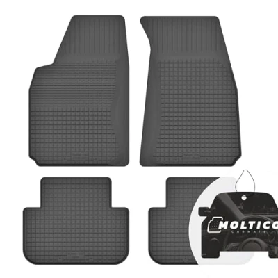 Abbildung von Gummimatten mit Rand Auto Fußmatten Gummi Automatten Passgenau 4 teilig Set passend für Chevrolet Nubira 2004 2010