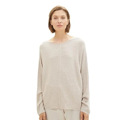Abbildung von TOM Tailor Strickpullover, Damen, Größe: 38, Clouds grey melange