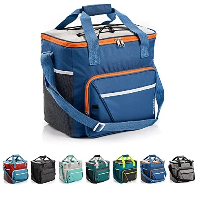 Abbildung von meteor 30L Kühltasche 36x25x33cm Isolier Tasche Lunch Kühlbox Picknick EIS Campingtasche Picknicktashe Outdoor Reisentashe