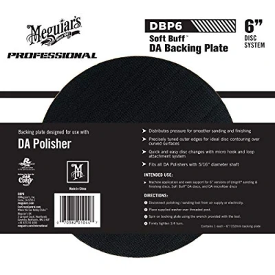 Abbildung von Meguiar&#039;s DBP6 Professional Soft Buff Da Backing Plate 6&quot; 152mm Stützteller