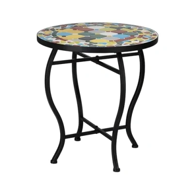 Abbildung von Well Home Bistrotisch mit Mosaik Design, Ø 38 x 40 cm