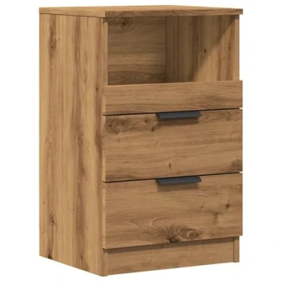 Abbildung von vidaXL Fächerschrank Nachttisch Artisan Eiche 40x36x65 cm Holzwerkstoff (1 St)