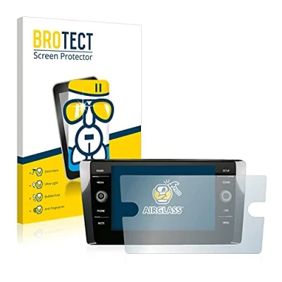 Abbildung von BROTECT Schutzglas für Volkswagen T Cross 2020 Discover Media 8&quot; Schutzfolie Panzer Folie Glas [Extrem Kratzfest 9H, Anti Fingerprint,
