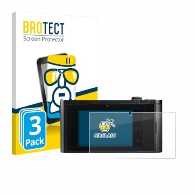 Abbildung von BROTECT Schutzglas für Leica TL2 (3 Stück) Schutzfolie Panzer Folie Glas [Extrem Kratzfest 9H, Anti Fingerprint, Ultra Transparent]