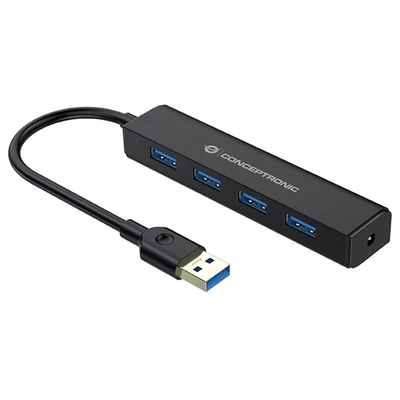 Abbildung von Conceptronic C4PUSB3 4 Port USB 3.0 Hub SuperSpeed ​​5Gbps