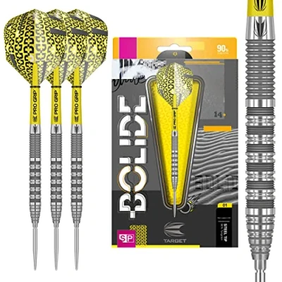 Abbildung von Target Darts Bolide 01 90% Wolfram Swiss Point Steeldarts Set (25Gr)