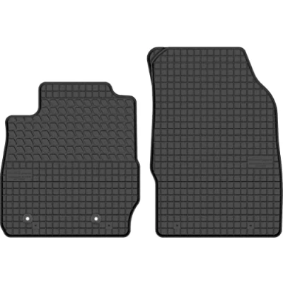 Abbildung von edecor Gummifussmatten Automatten Gummimatten Gummi Fußmatten für Ford EcoSport II ab Bj. 2014 VORNE