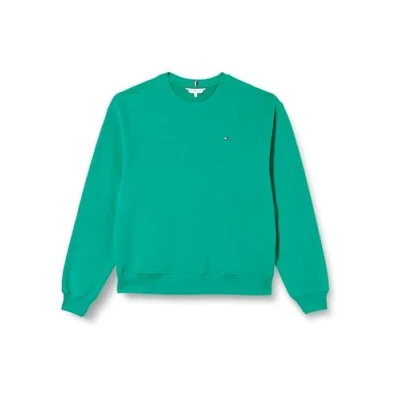 Abbildung von Tommy Hilfiger FLAG ON Chest Sweatshirt, Damen, Größe: XL, Olympic green