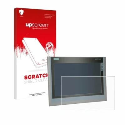 Abbildung von upscreen Schutzfolie für Siemens Simatic HMI TP 1500 Comfort Kristall klar, Kratzschutz, Anti Fingerprint