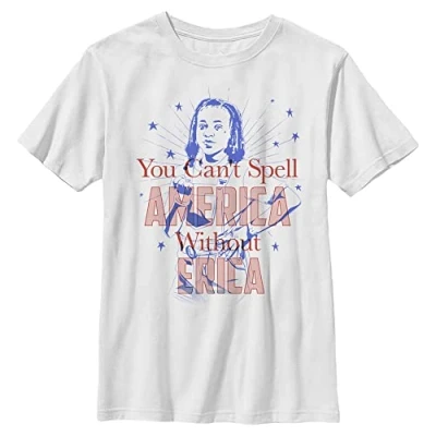 Abbildung von Stranger Things America Erica YTH Crew neck White 128