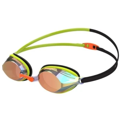 Abbildung von Speedo Unisex Vengeance Swimming Goggles Competitive Training, Green/Orange, One Size