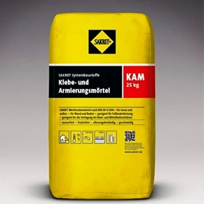 Abbildung von 25kg SAKRET Klebe und Armierungsmörtel KAM Weiß
