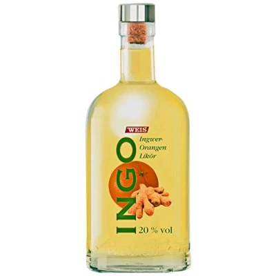 Abbildung von Elztalbrennerei Georg Weis Ingo Ingwer Orangenlikör 20% 0,5 Liter