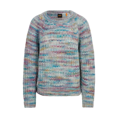 Abbildung von BOSS ORANGE Strickpullover &quot;C Fiambella 102&quot;, mit Rundhalsausschnitt